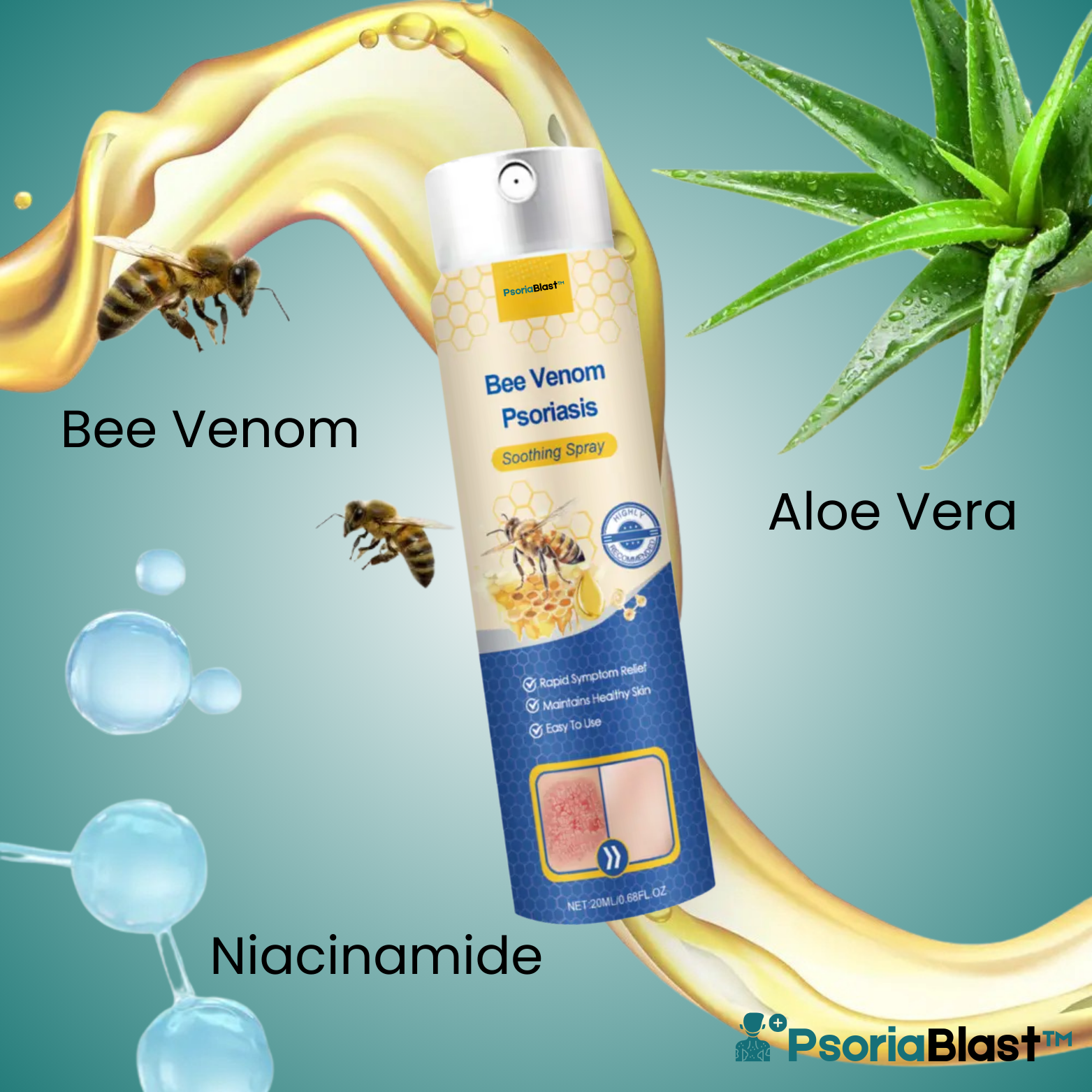 PsoriaBlast™ Bee Venom Psoriasis Spray